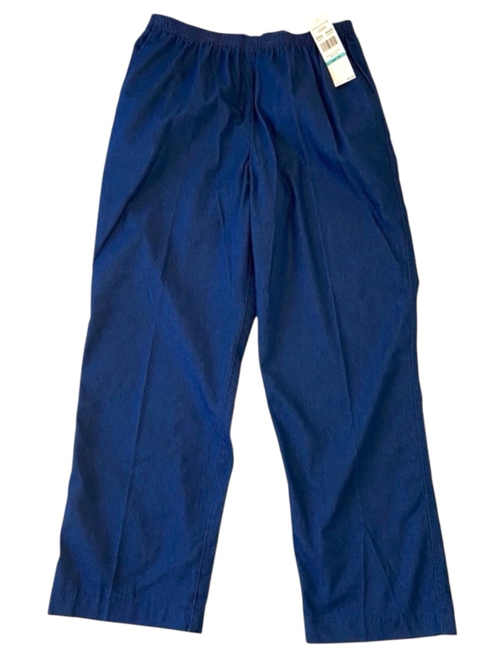 Alfred Dunner jeans/trouser pants sz16 straight high rise elastic waist stretch